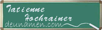Tatienne Hochrainer Visitenkarte